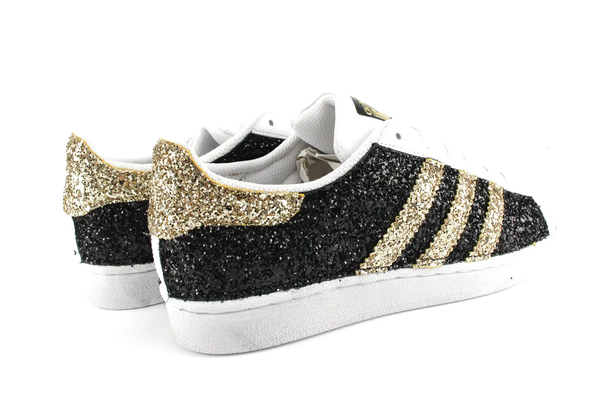 Adidas Superstar Total Glitter Gold&Black