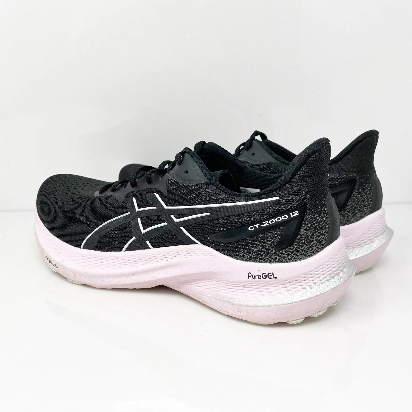 Asics Womens GT-2000 12 1012B506 Black Running Shoes Sneakers Size 11