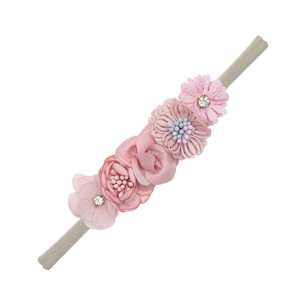 Baby Girl Flower Crown Headpiece #11