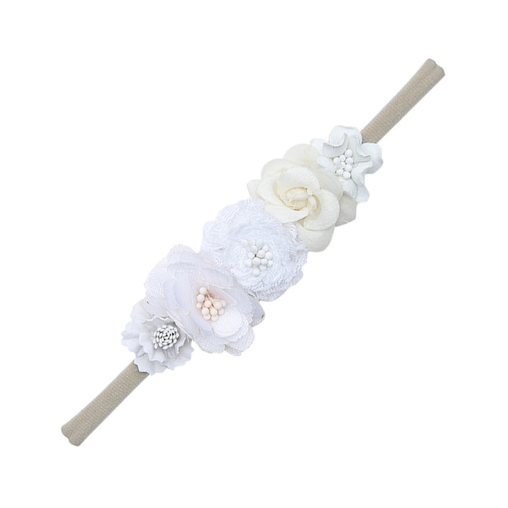 Baby Girl Flower Crown Headpiece #13