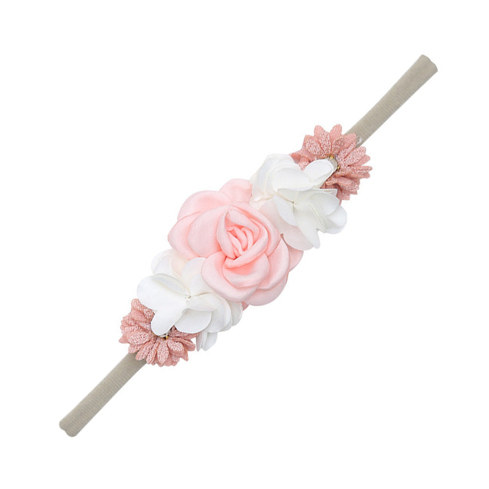 Baby Girl Flower Crown Headpiece #15