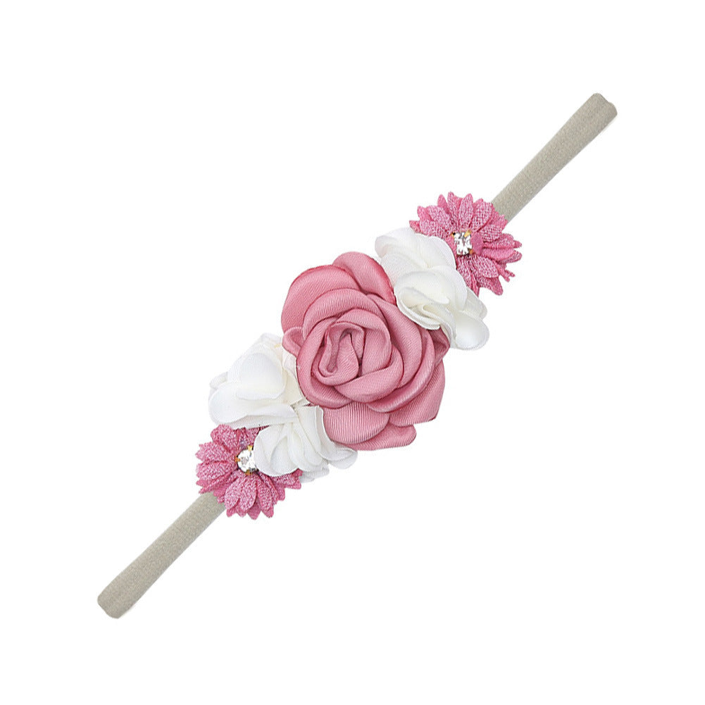 Baby Girl Flower Crown Headpiece #17