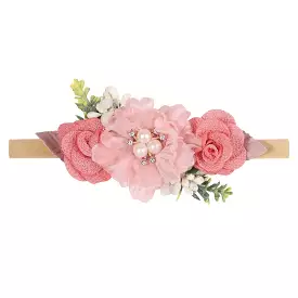 Baby Girl Flower Crown Headpiece #8