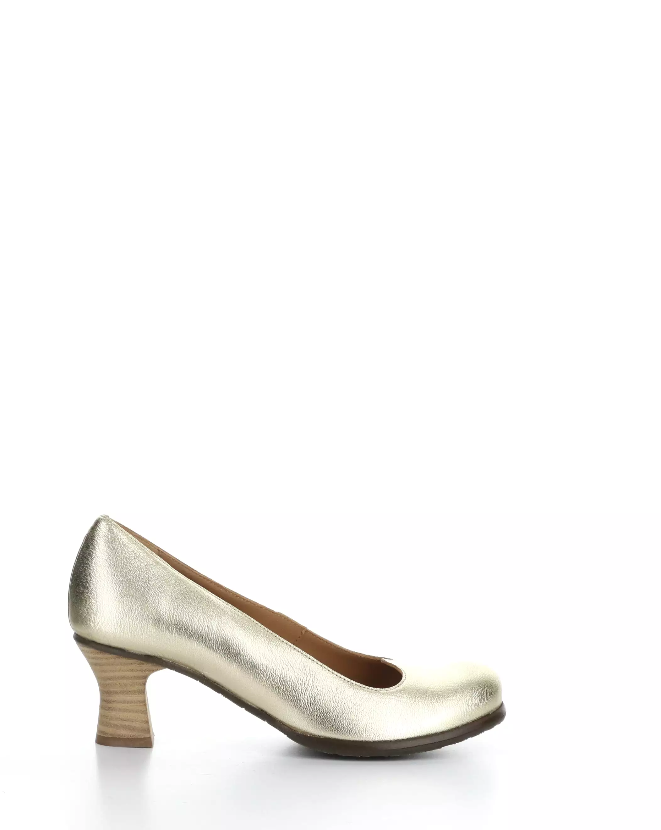 BAZE086FLY 000 GOLD Round Toe Shoes