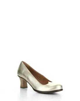 BAZE086FLY 000 GOLD Round Toe Shoes