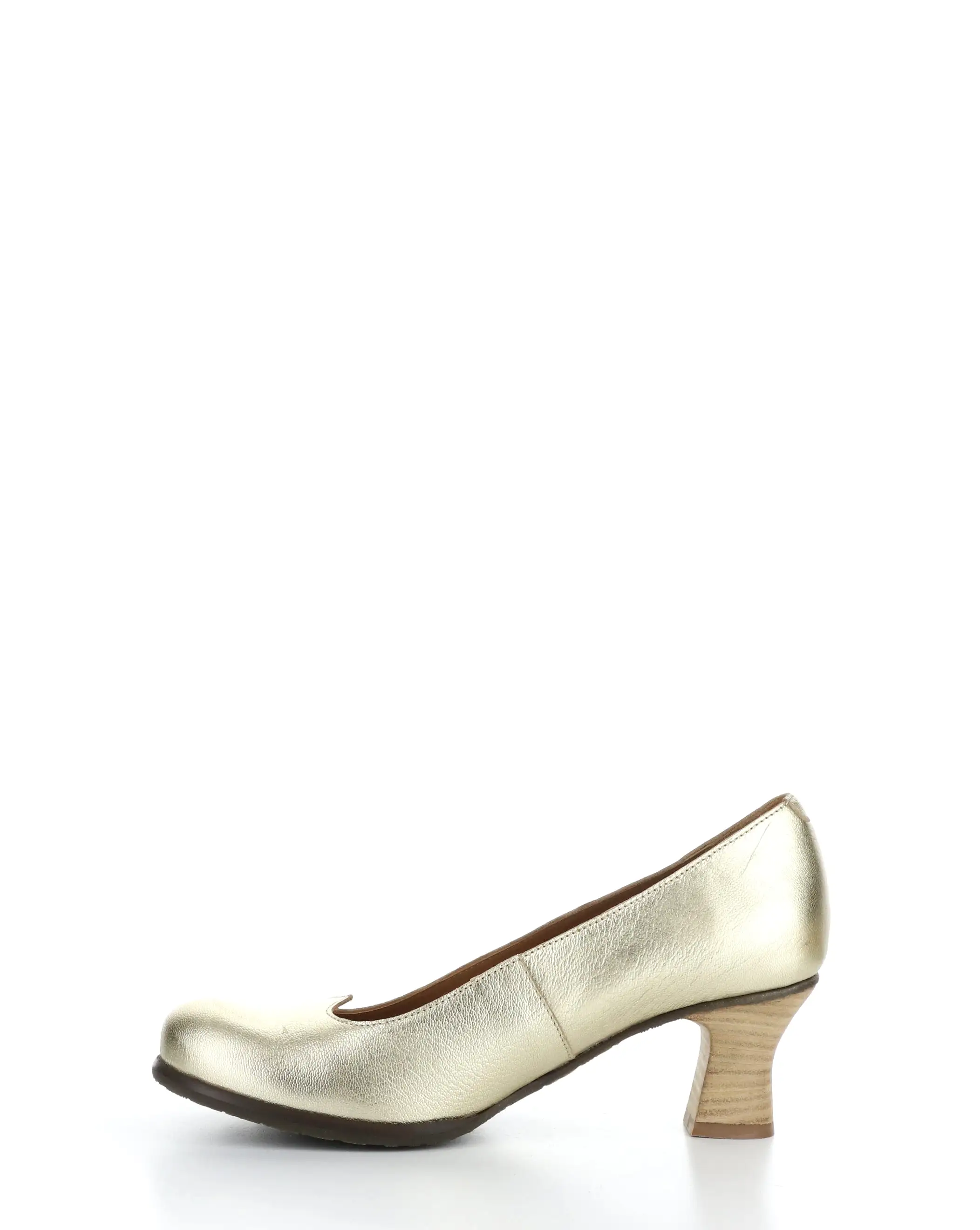 BAZE086FLY 000 GOLD Round Toe Shoes