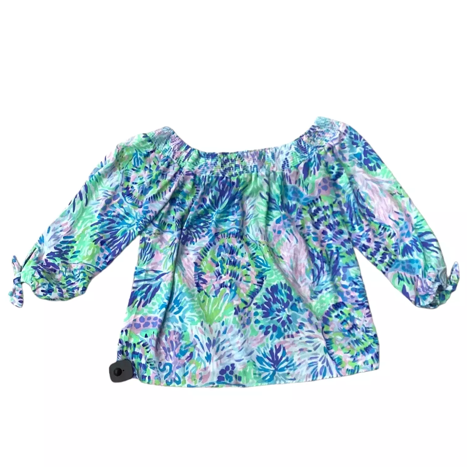 Blouse 3/4 Sleeve By Lilly Pulitzer  Size: Xs