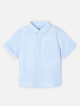 Blue/White Stripe Button Down