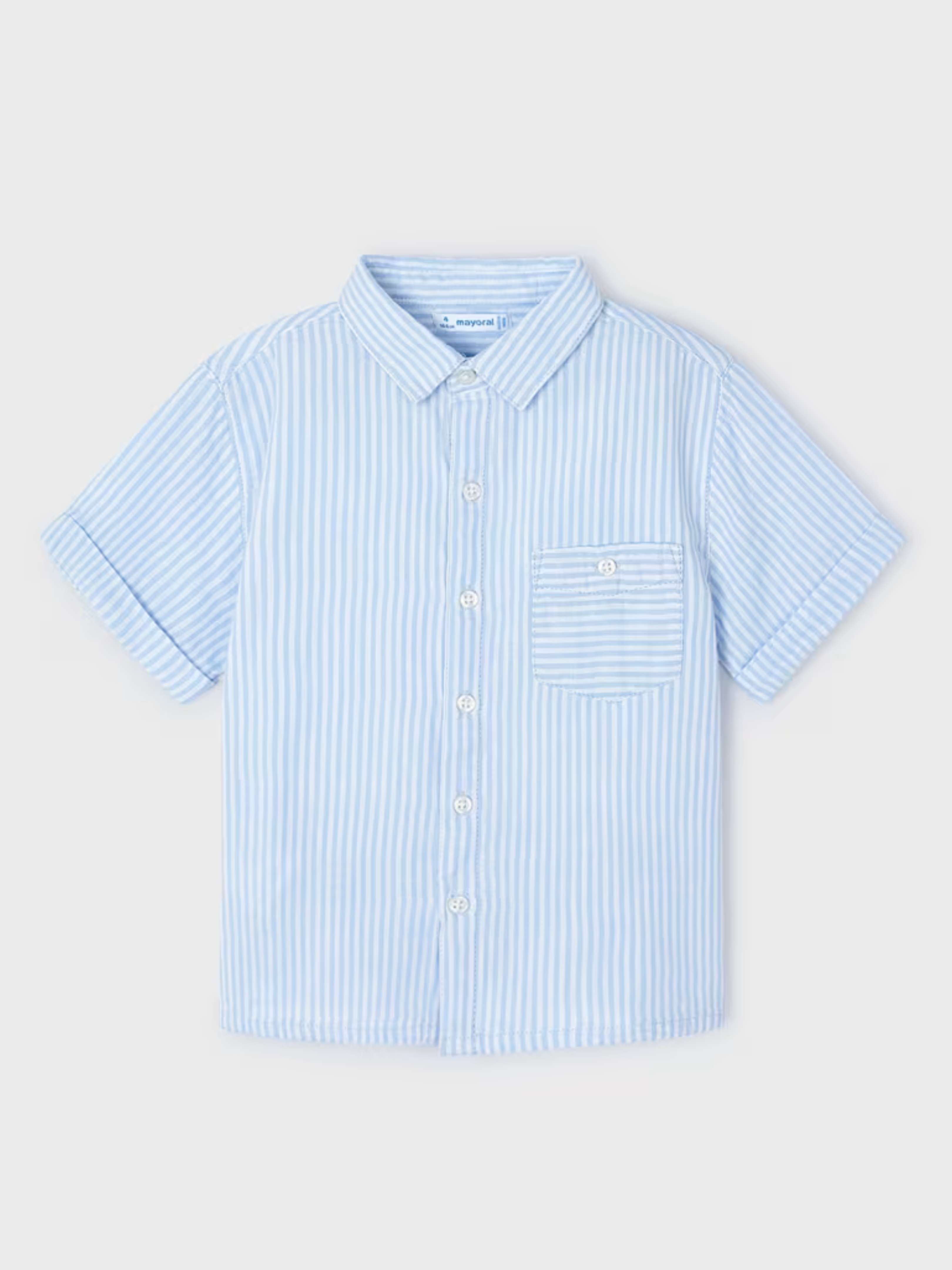 Blue/White Stripe Button Down