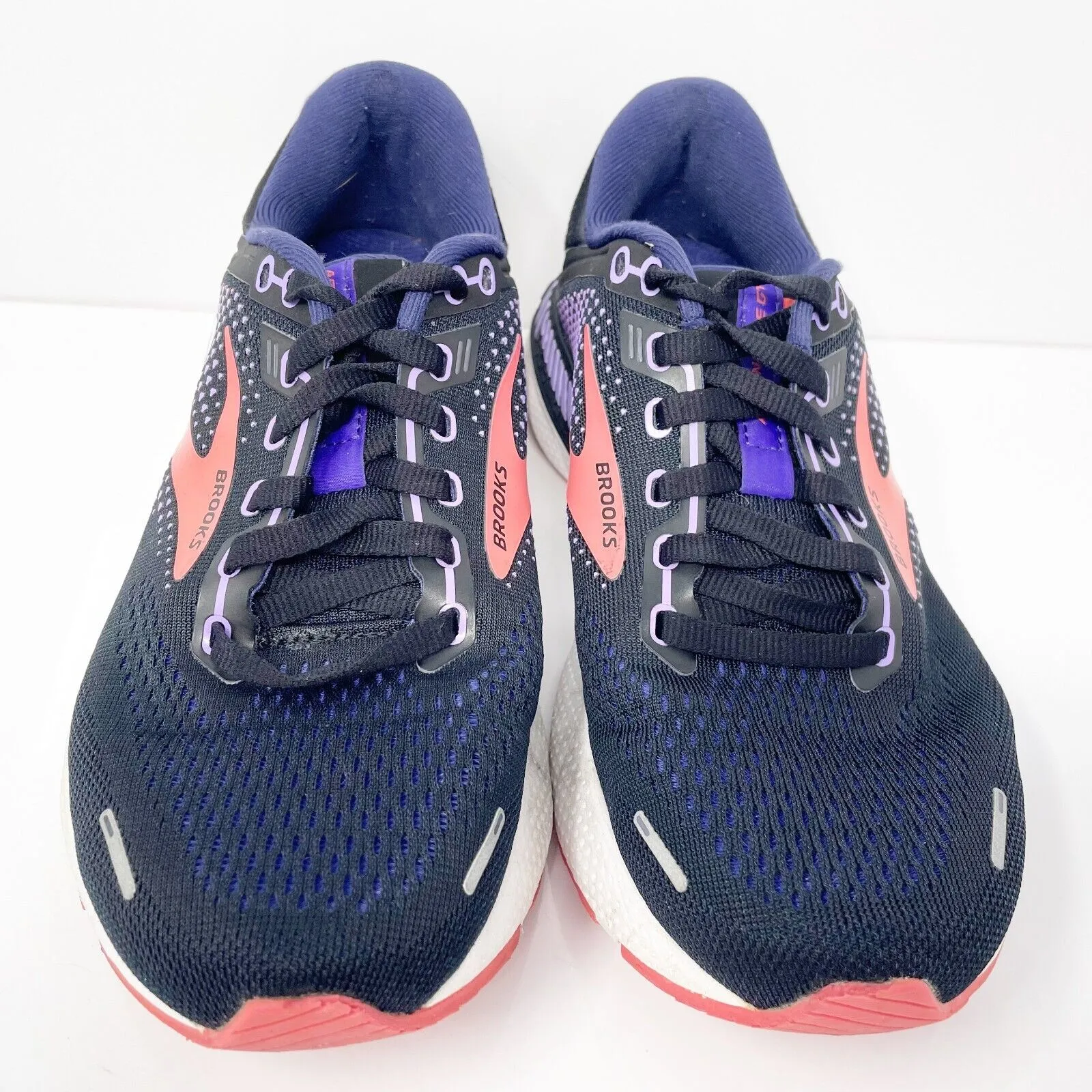 Brooks Womens Adrenaline GTS 22 1203531D080 Blue Running Shoes Sneakers Size 6 D