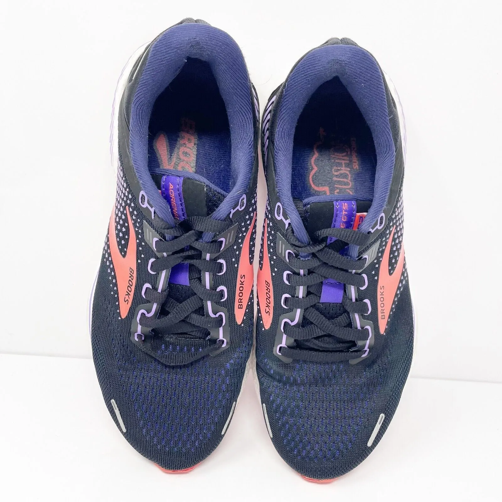 Brooks Womens Adrenaline GTS 22 1203531D080 Blue Running Shoes Sneakers Size 6 D