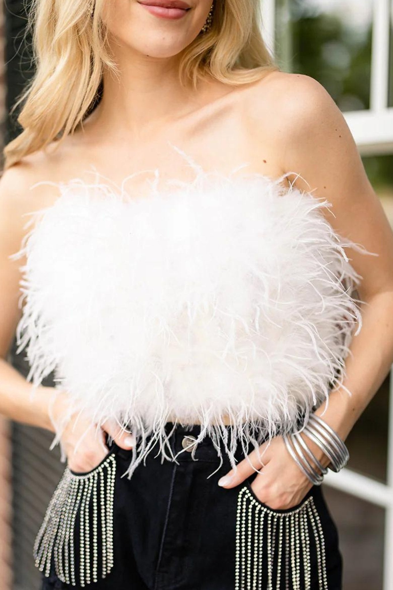 Buddy Love: Fancy White Top