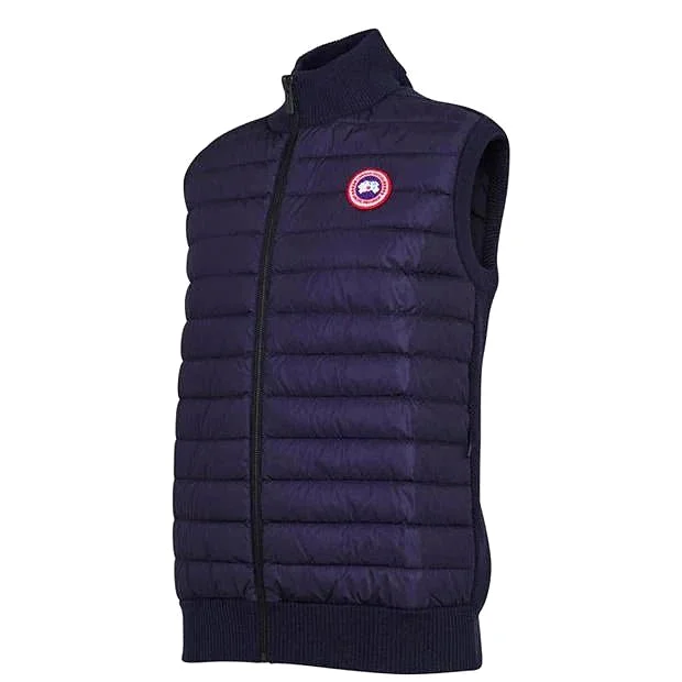 CANADA GOOSE  HYBRID KNIT VEST GILET NAVY