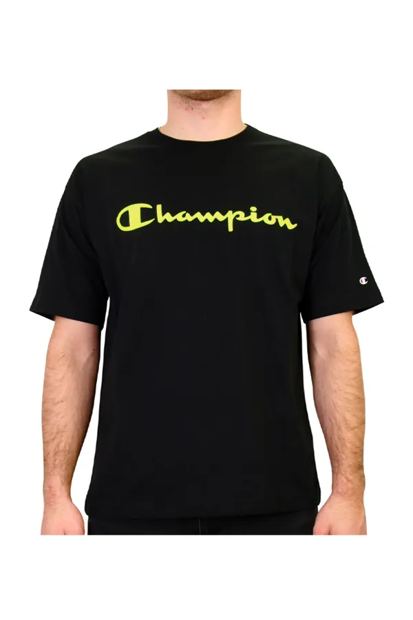 Champion Classics S/S Logo Tee Black