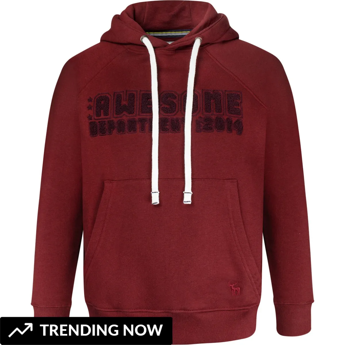 Charlie & Nat Boys Authentic Brushback Pull On Hoody - Red