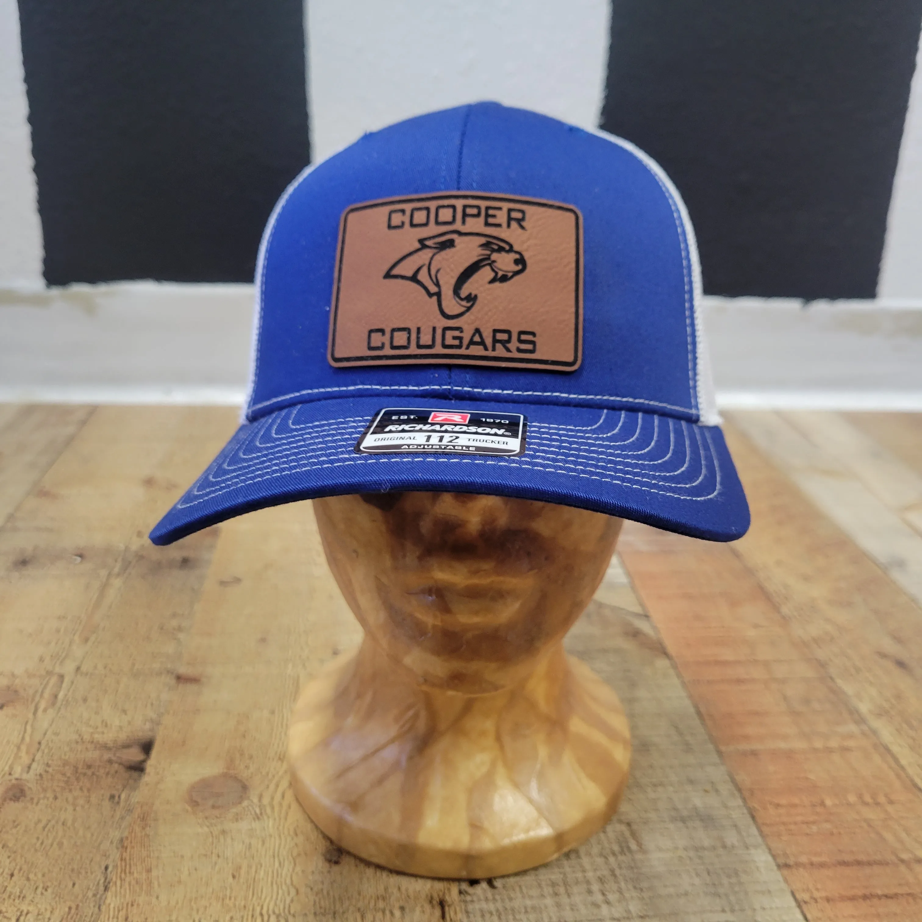 Cooper Cougar - Square Leather Patch Mesh Cap