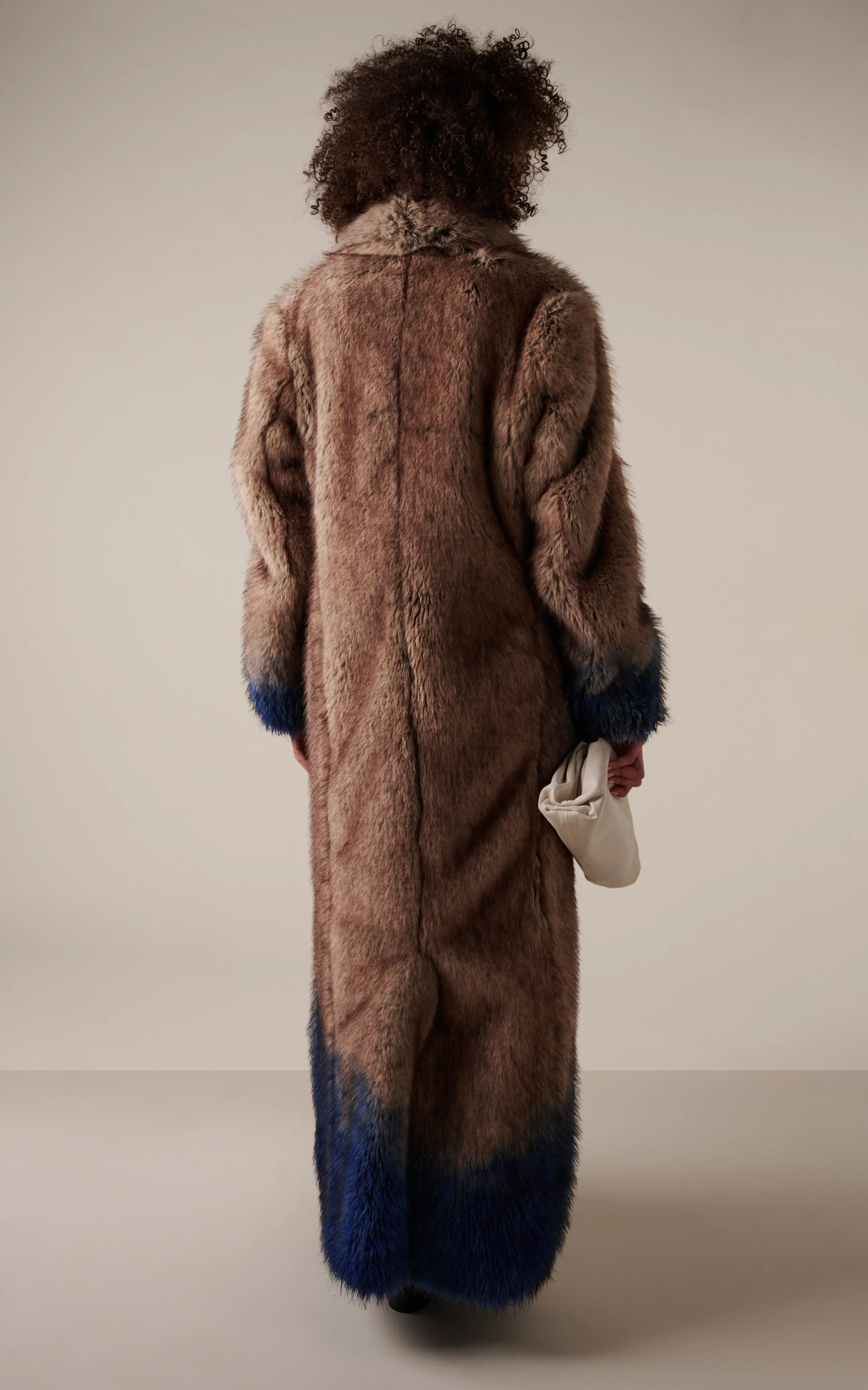 Coperni Dip-Dyed Vegan Fur Coat