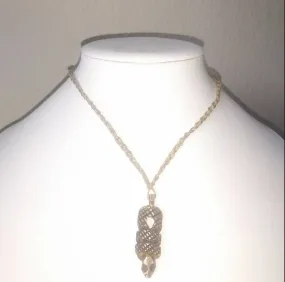 Creations by Jennie J Malloy - Stone Snake Necklace