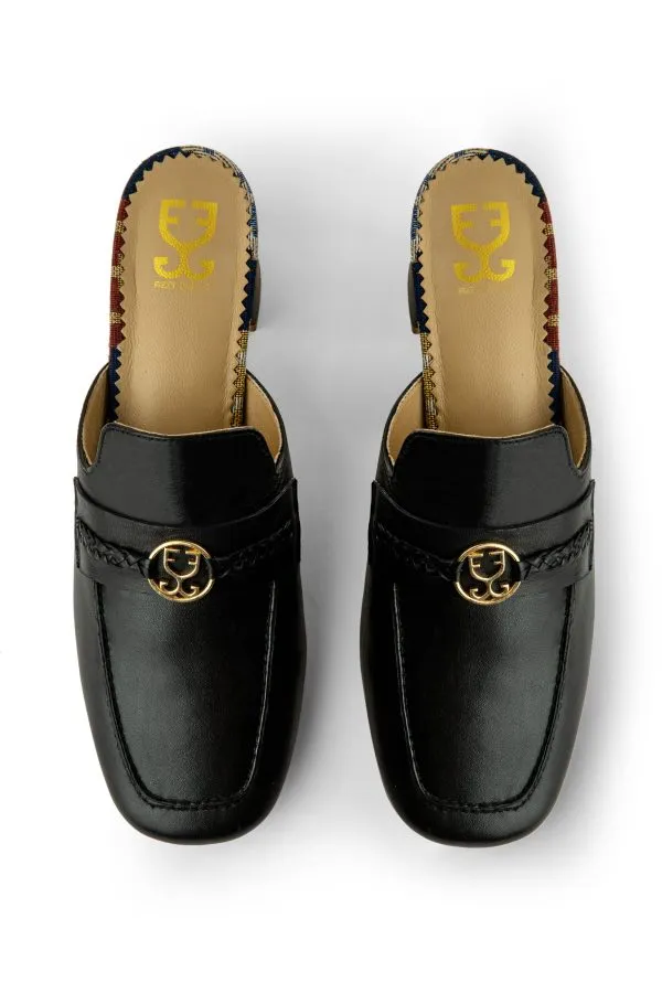 Cubical Crush - Black : Loafers Heels