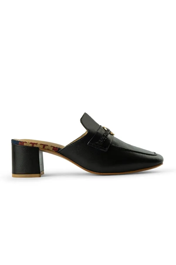 Cubical Crush - Black : Loafers Heels