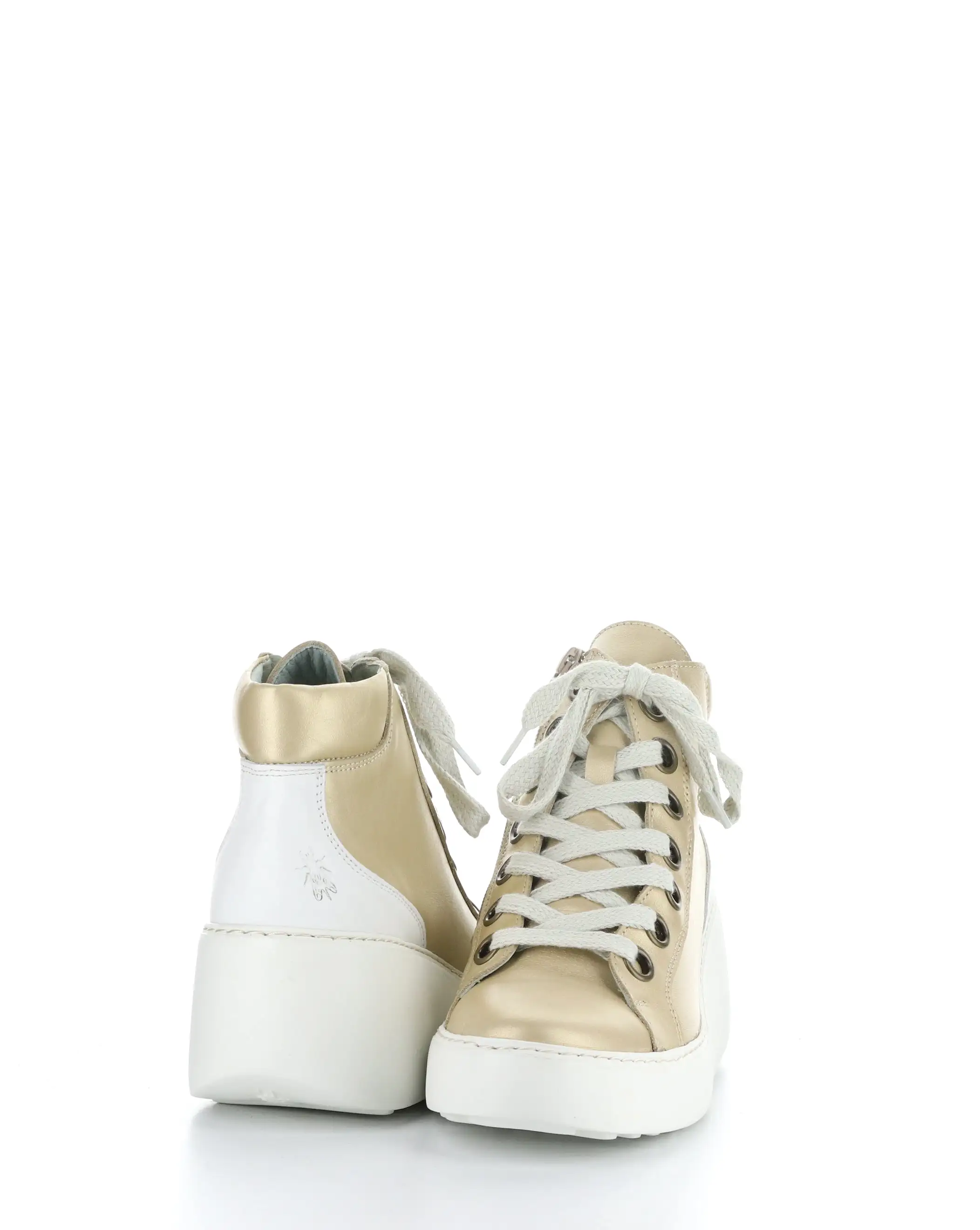 DICE468FLY 007 GOLD Hi-Top Shoes