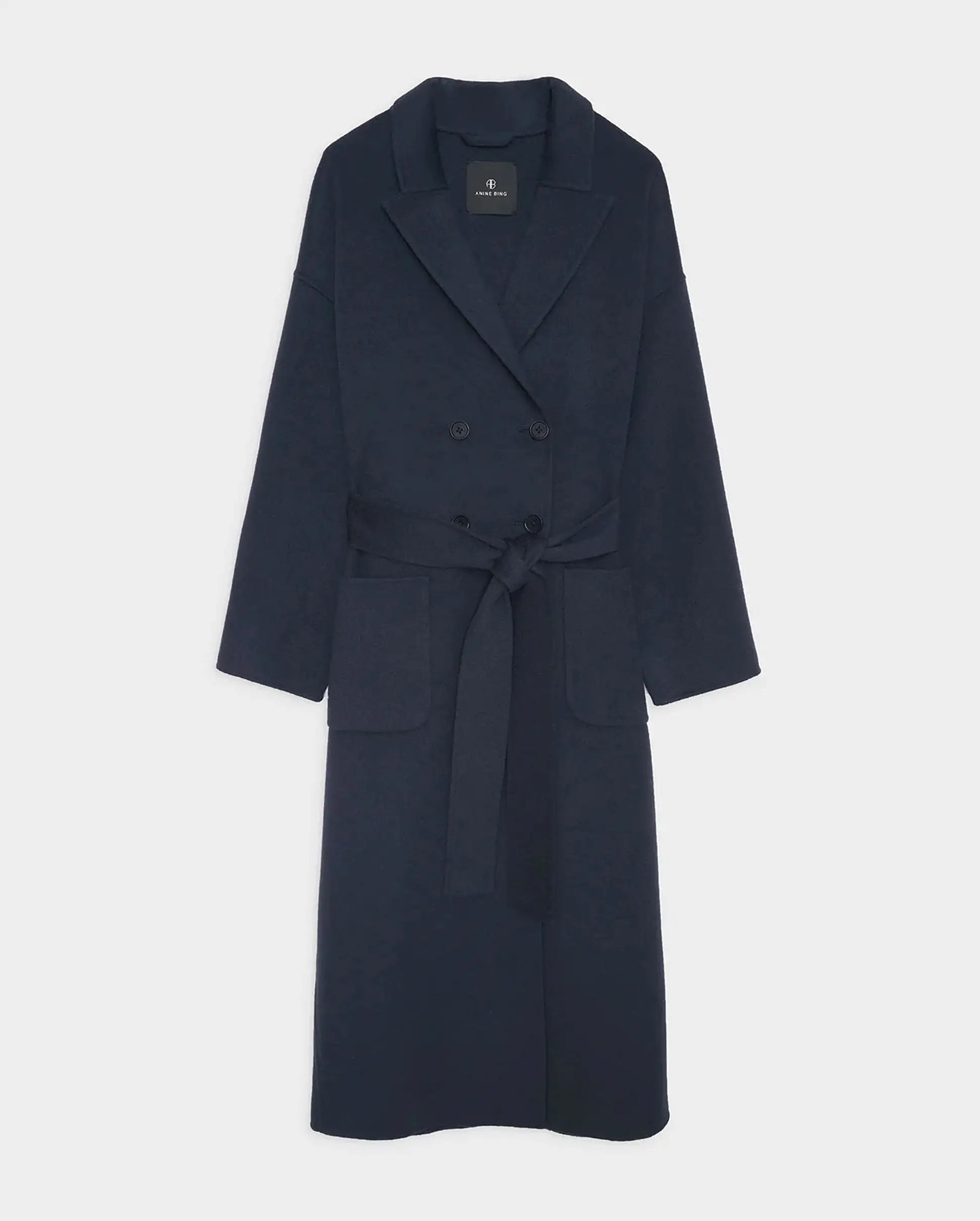 DYLAN MAXI COAT / NAVY CASHMERE BLEND