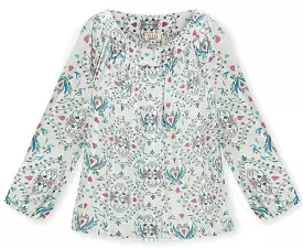 Eve Wikwood-print cotton-jaquard shirt