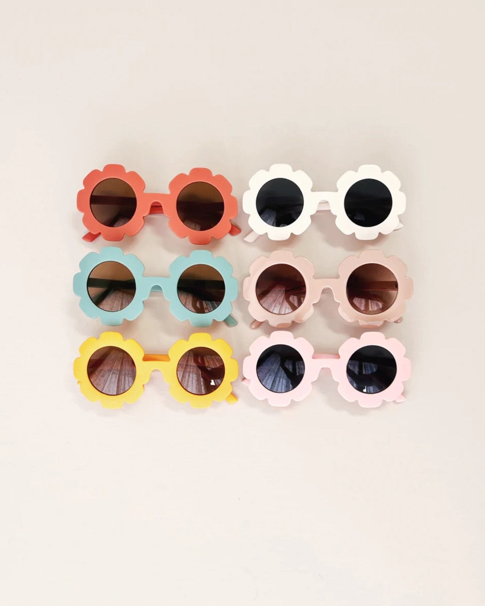 Flower Sunglasses | Tan