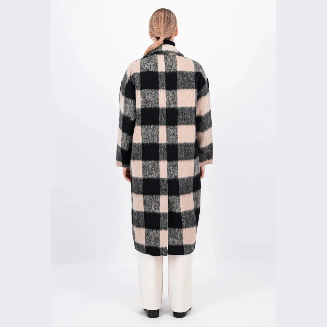 Fynch-Hatton Women's Checkered Wool Coat 24105830