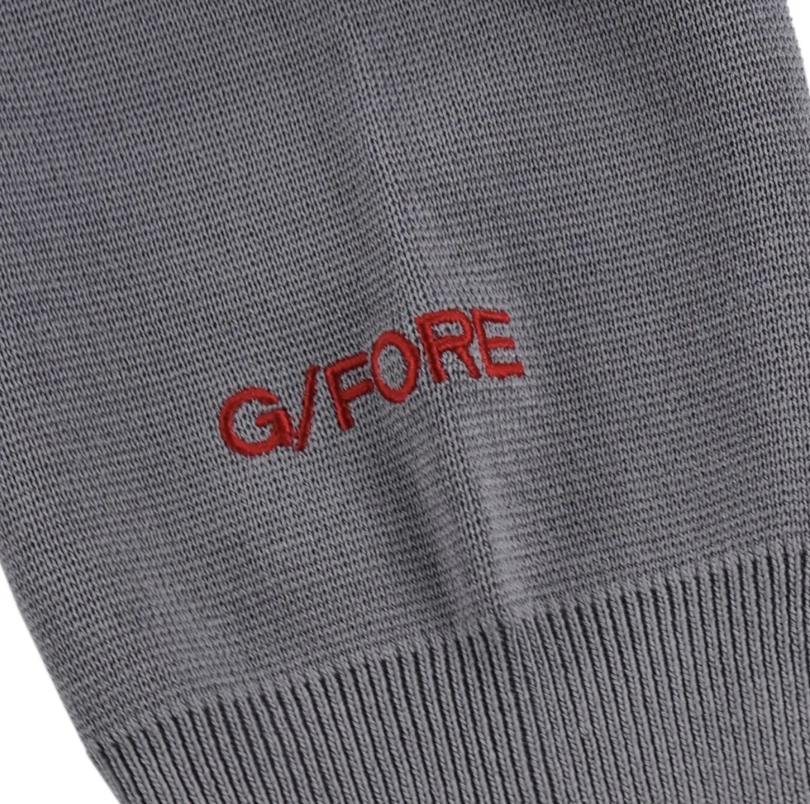 G FORE  |Casual Style Silk Cotton Logo V-neck & Crew neck