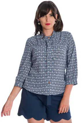 GLOBE GIRL BLOUSE