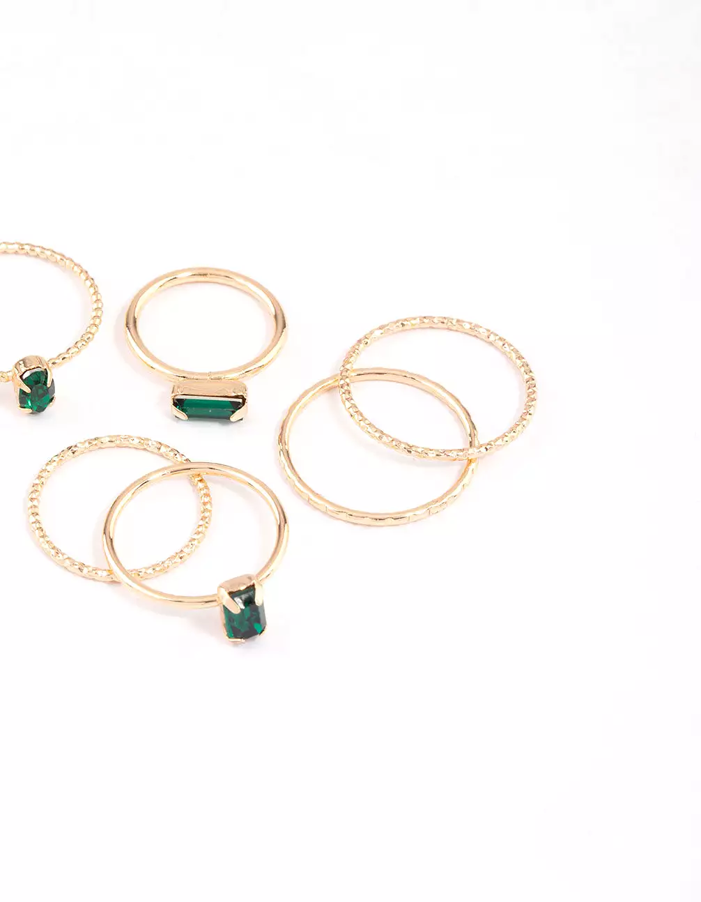 Gold Fine Baguette Ring Pack