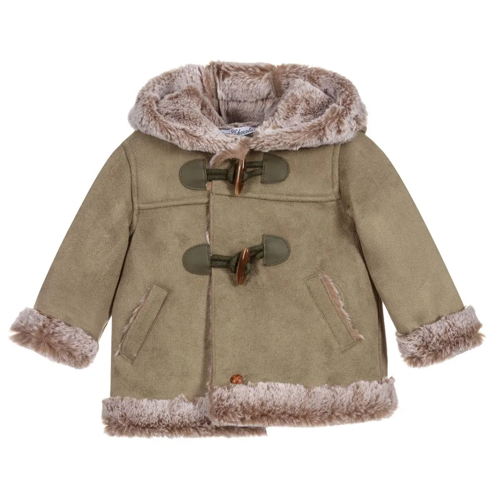 Green Duffle Baby Coat