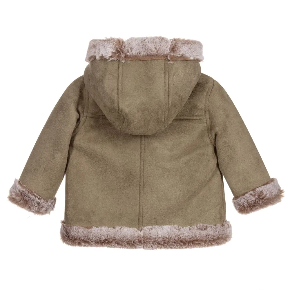 Green Duffle Baby Coat