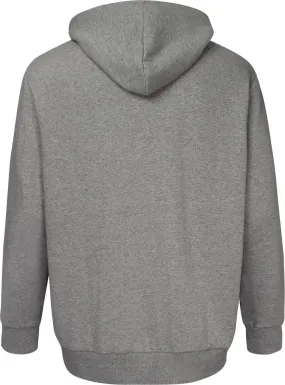 Grey Hawk Tall Fleece Lined Zipped Hoody - Grey