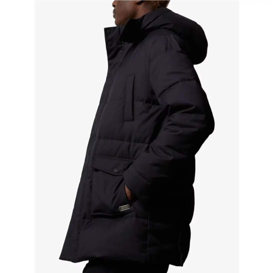 Guards London Stonehouse Recycled Duck Down Coat Navy