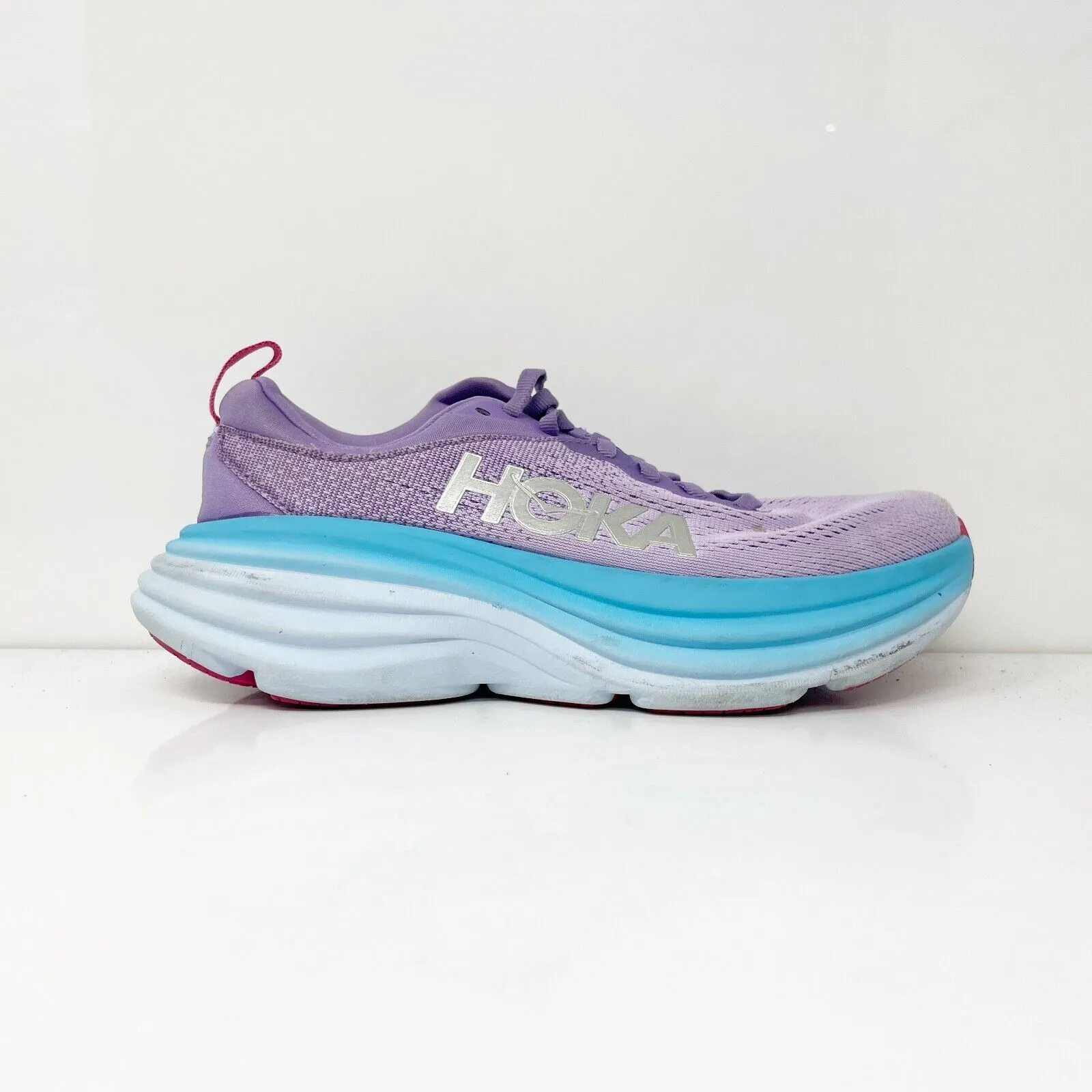 Hoka One One Womens Bondi 8 1127952 CVPL Purple Running Shoes Sneakers Size 6 B