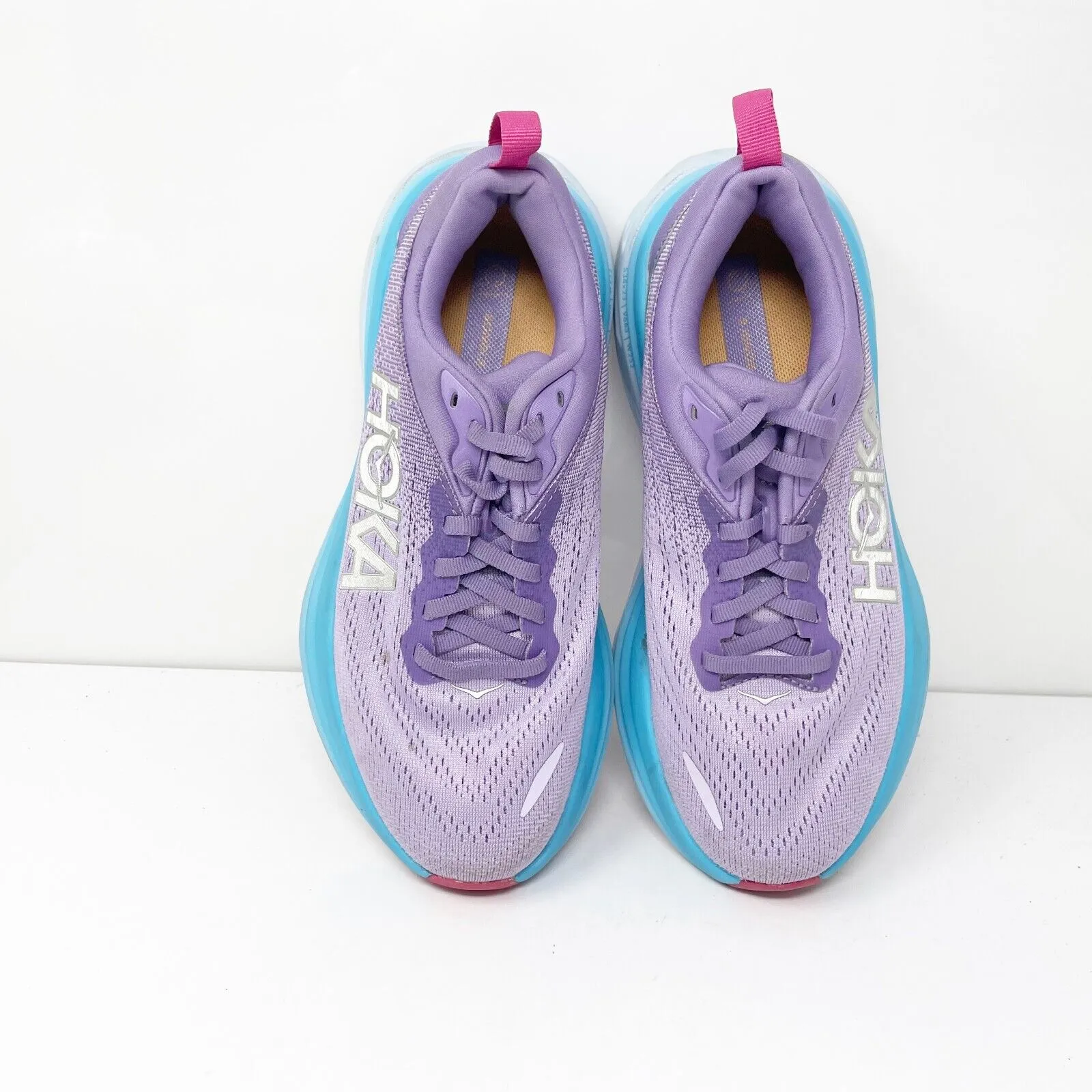 Hoka One One Womens Bondi 8 1127952 CVPL Purple Running Shoes Sneakers Size 6 B