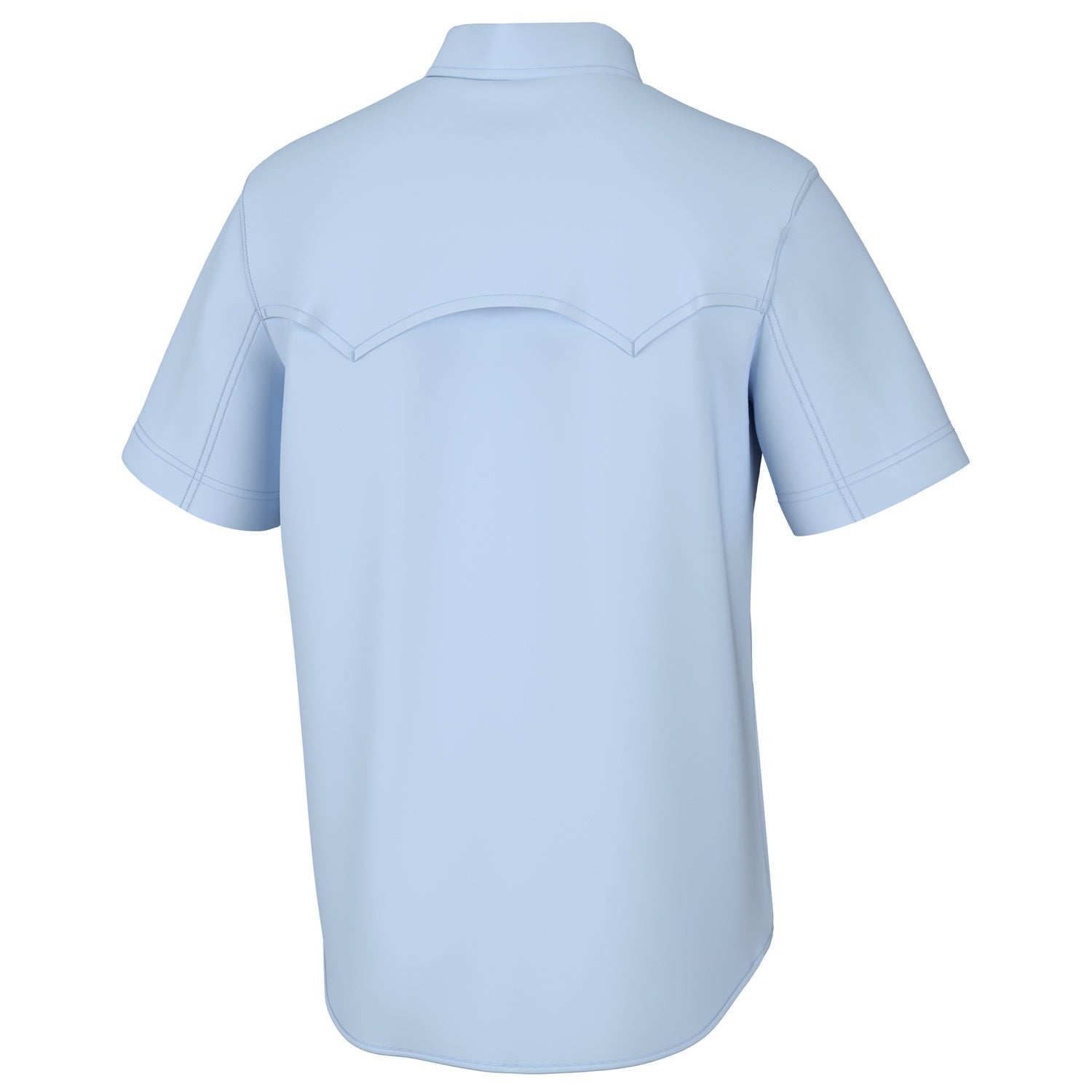 'Huk' Men's Diamond Back Button Down - Ice Water