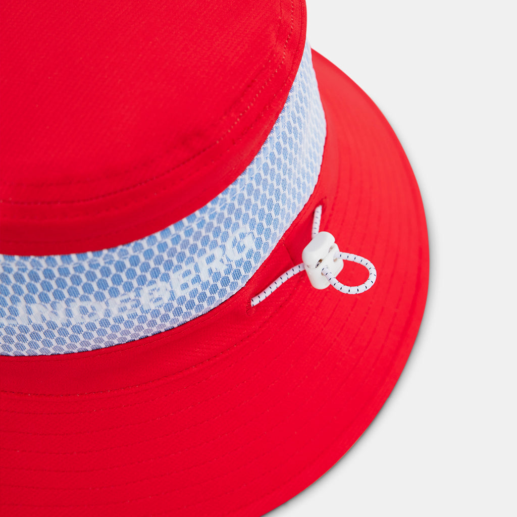 J. Lindeberg Denver Bucket Hat Fiery Red