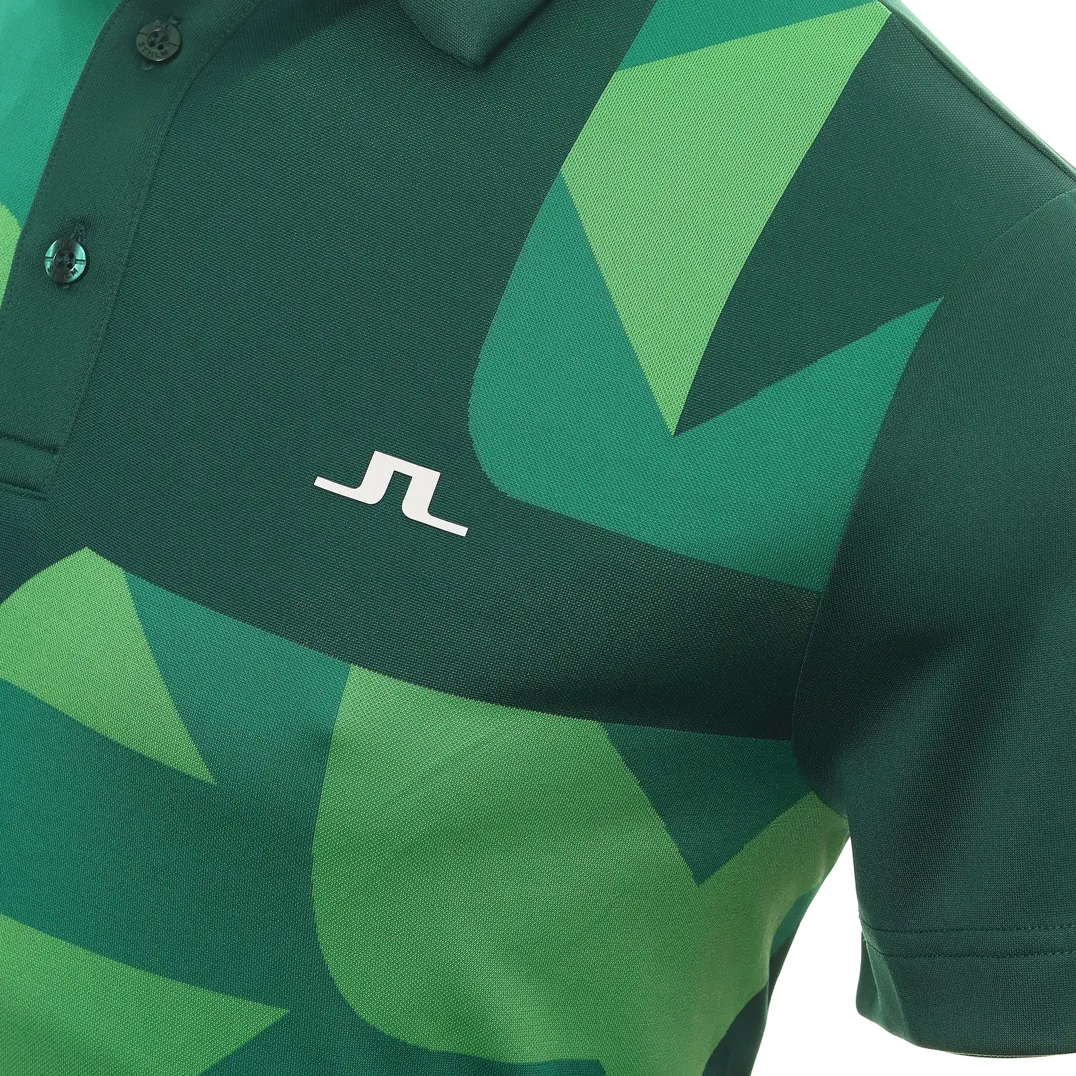 J. Lindeberg Joel Regular Fit Polo Rain Forest