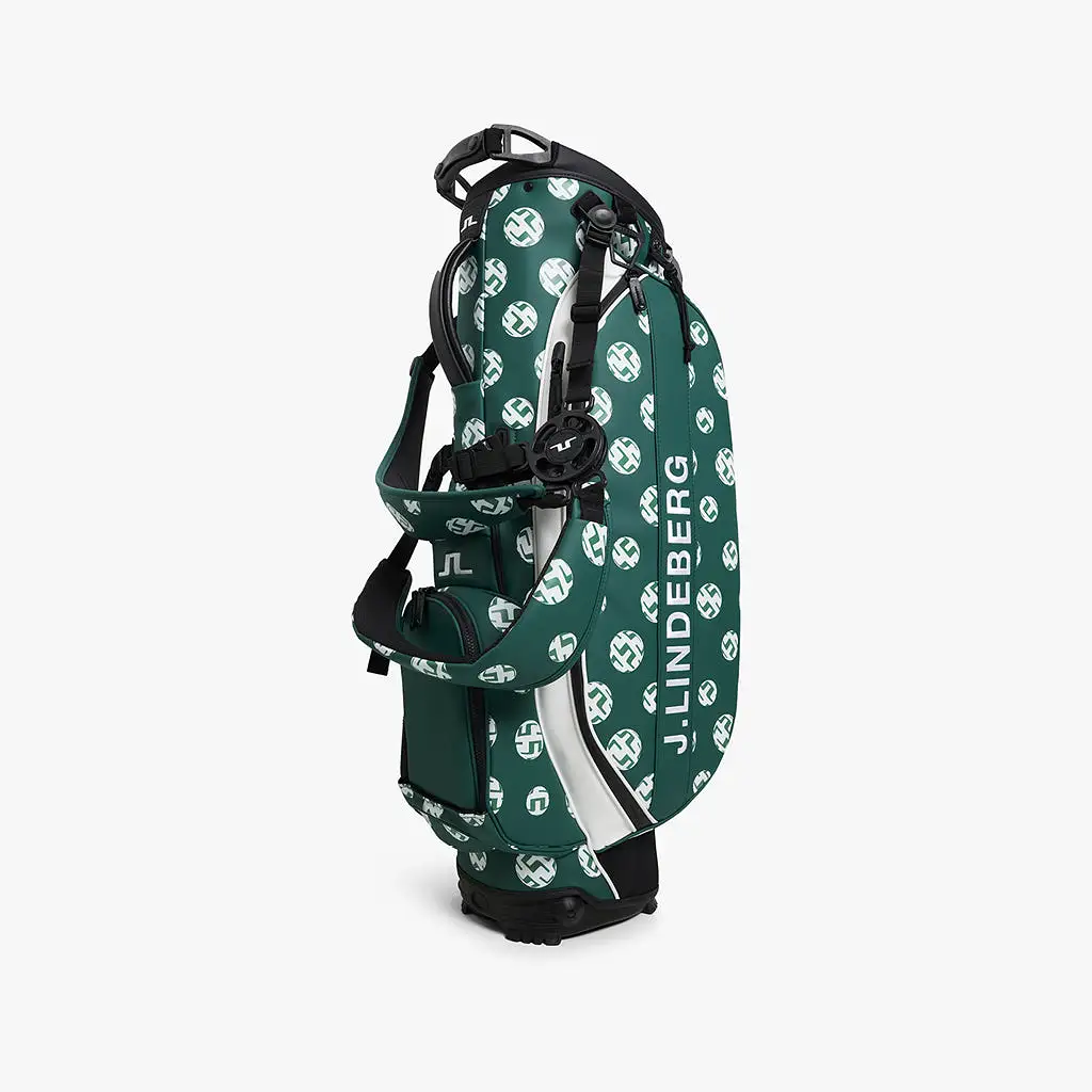 J. Lindeberg Play Stand Bag Print Rain Forest Sphere Dot