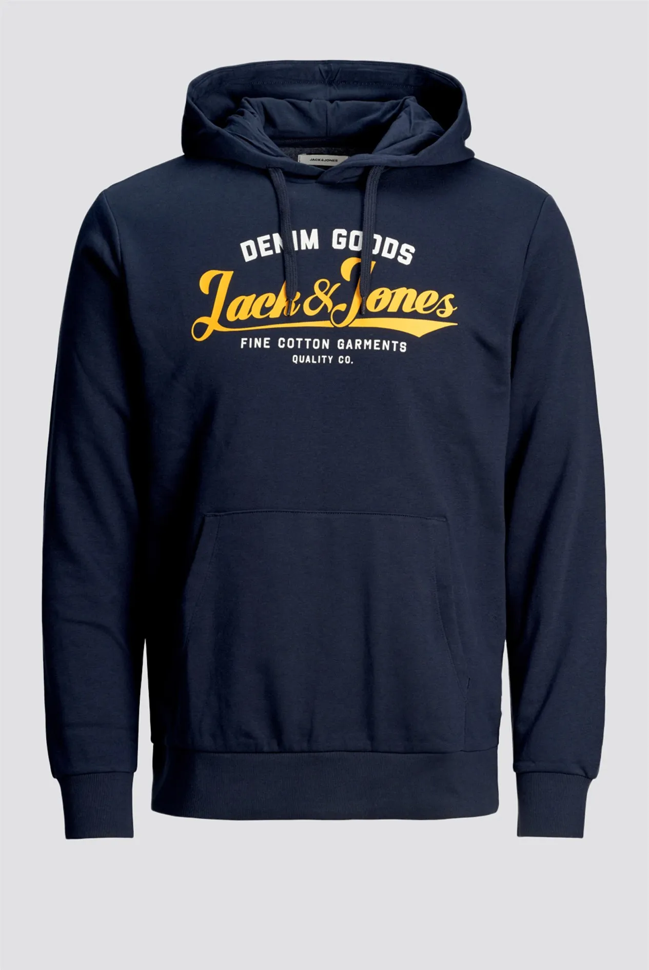 JACK & JONES Navy Logo Hoody