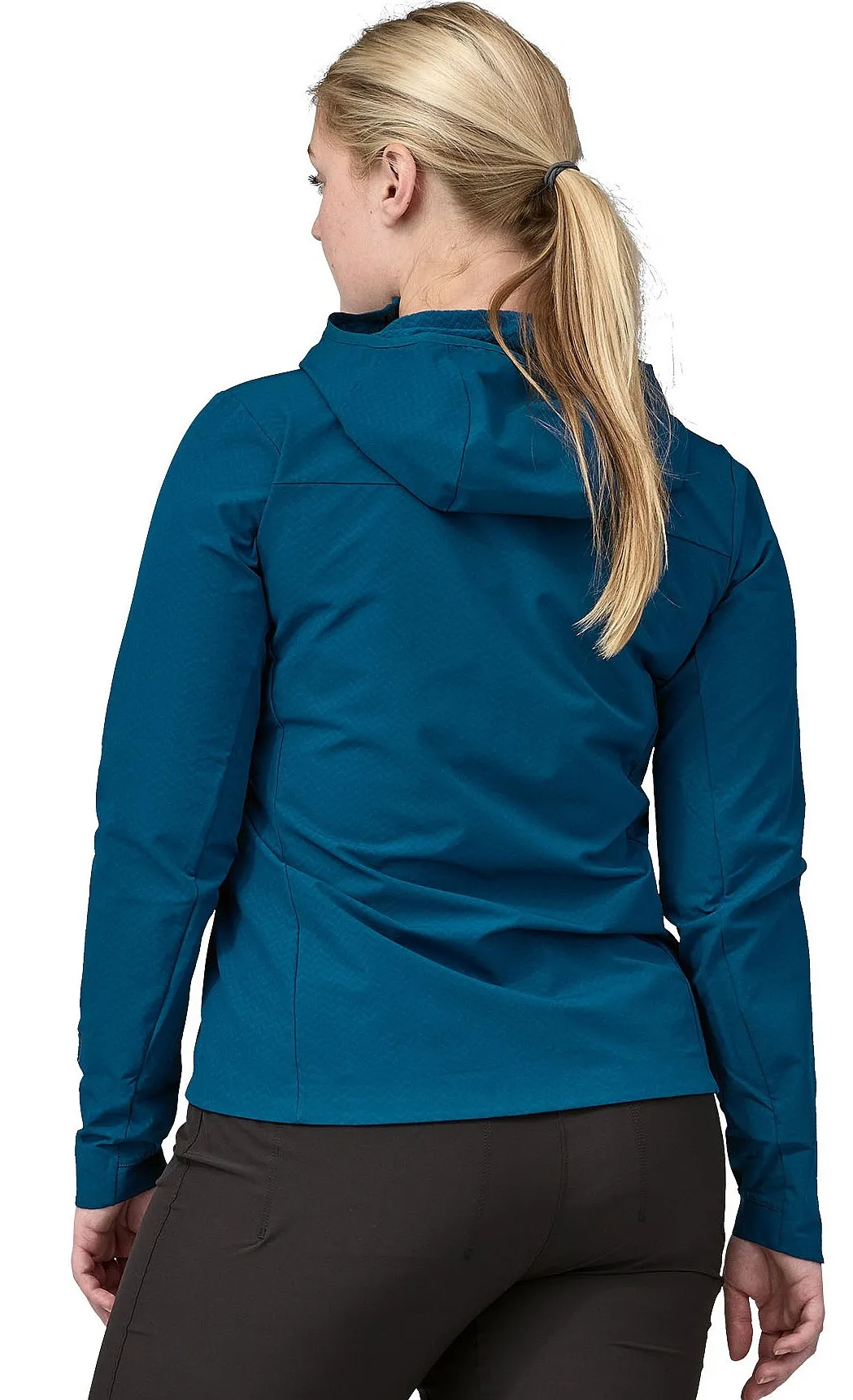 jacket Patagonia R1 CrossStrata Hoody - Endless Blue - women´s