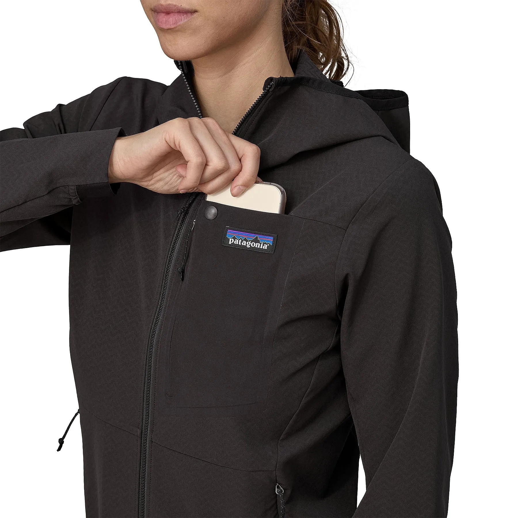 jacket Patagonia R1 CrossStrata Hoody - Endless Blue - women´s