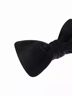 J.Lindeberg Mens Open Bow-Tie Evening Velvet - BLACK