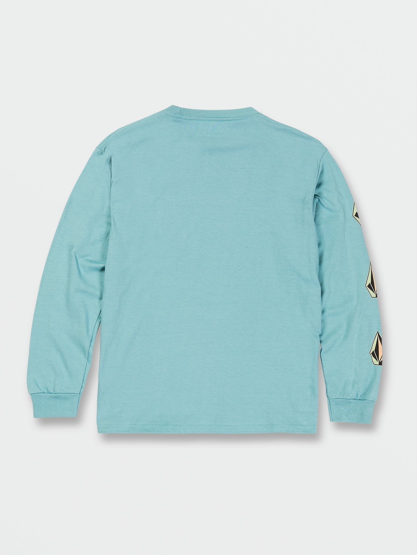 Little Boys Iconic Stone Long Sleeve Tee - Cali Blue Heather