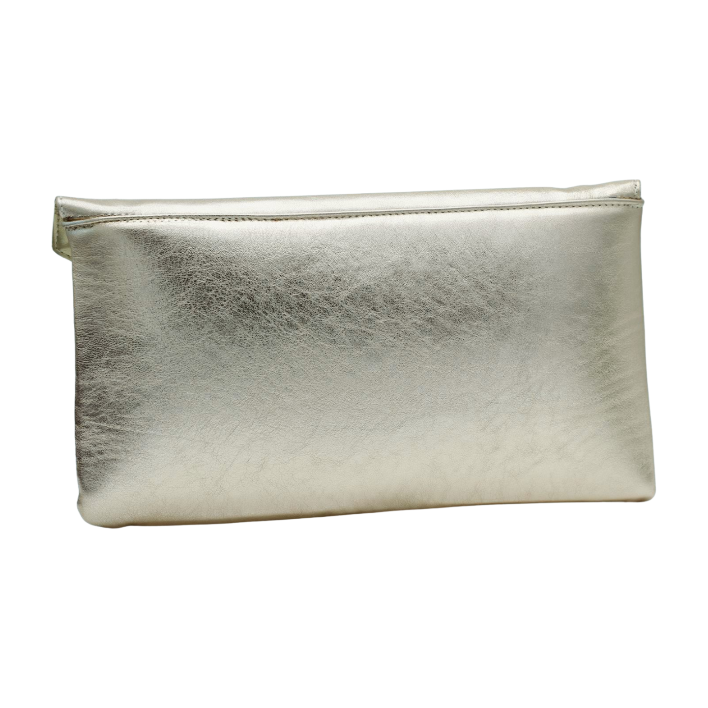 MARIAN Gold Leather Envelope Clutch