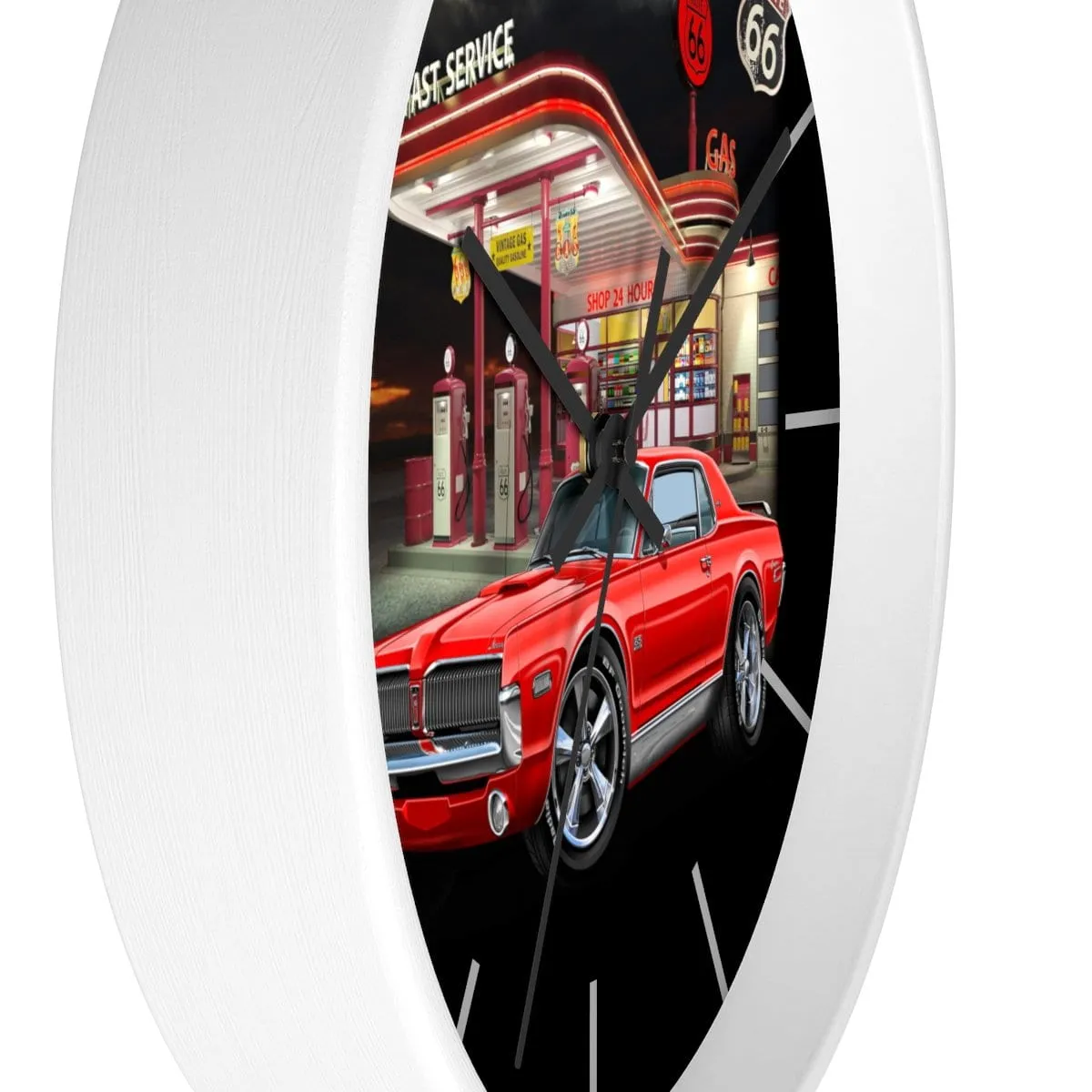 Mercury Cougar Vintage Gas Wall clock