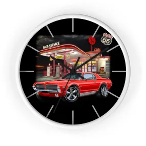 Mercury Cougar Vintage Gas Wall clock